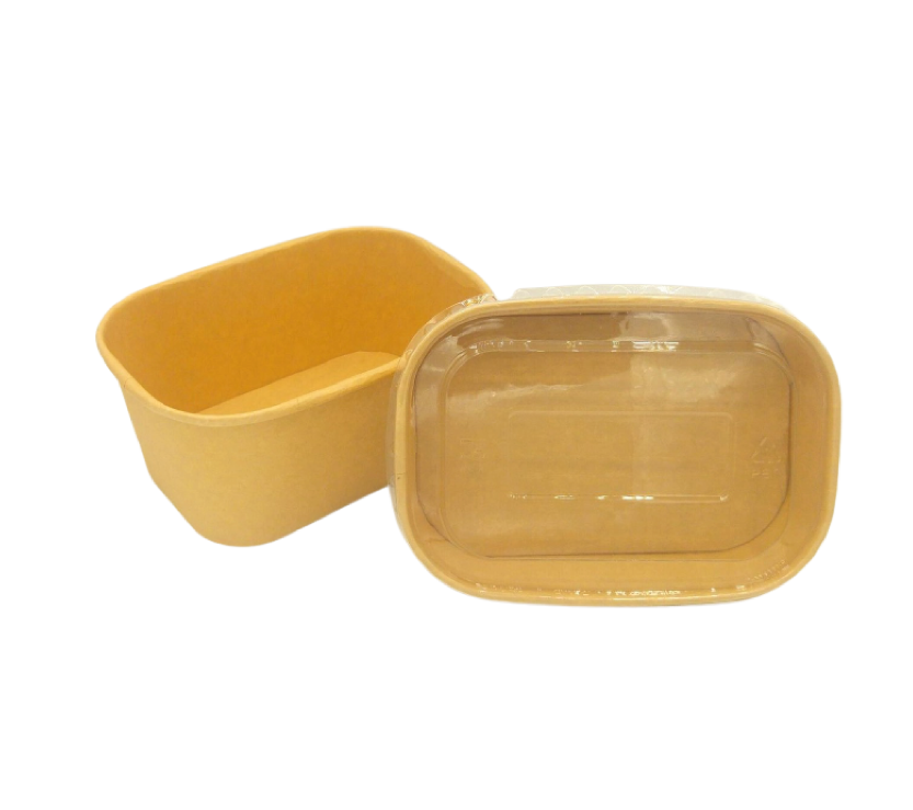 Lunchbox Ovaal 17,3x12x4cm Kraft 500ml 50st