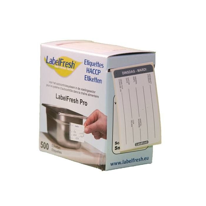Etiquetten "ZONDAG" Easy 70x45mm 500st