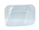 Deksel voor Bak Rechthoek 500/650ml rPET 125st