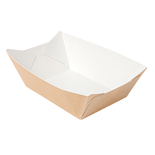 Barquette Carton Kraft 960gr &quot;THEPACK&quot; 10,5x7x4,5cm 200pcs