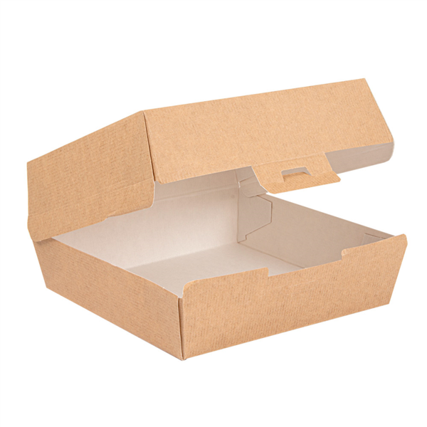 [CPBTBURGLPAP] Boite Burger Kraft L "THEPACK" 14,2x13,7x6,1cm 50pcs