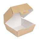 Boite Burger Kraft S+ &quot;THEPACK&quot; 13x12x9cm 50pcs