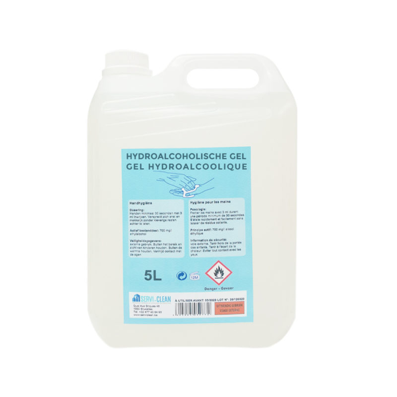 Gel Hydroalcoolique 70% Bidon 5L 1pc