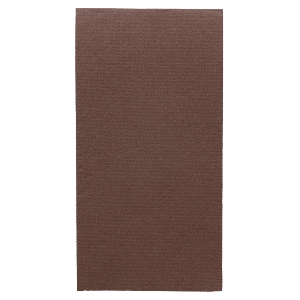 Servetten Double Point 40x40cm 1/8 CHOCO Écolabel 50st