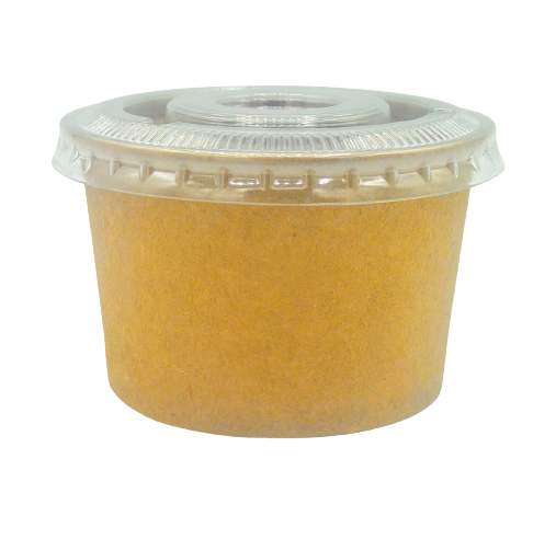 [CPPSK90PAP] Deksel Sauspotjes Kraft Ø55mm 90ml 50st
