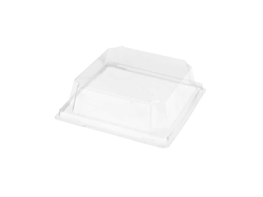 Deksel PET voor Gelamineerd Karton Kraft Bakje n°1 50st