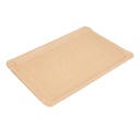 Assiette Plateau Rectangle Carton KRAFT 18x26cm 250pcs