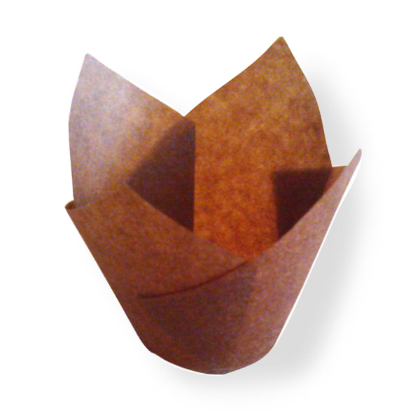 Tulipe Muffin Cup Kraft 17,5 x 17,5 cm 200pcs