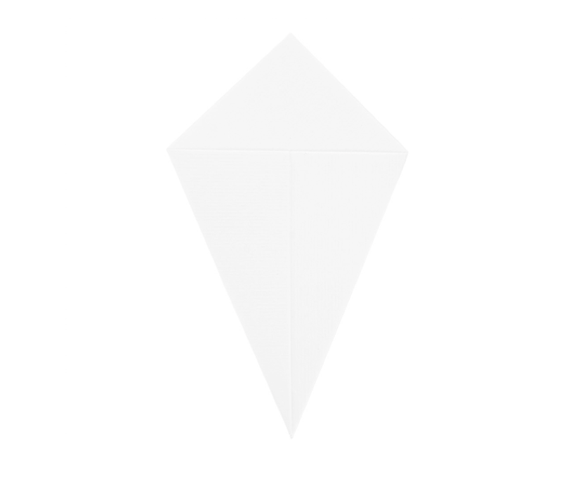 Cornet à Frites Blanc 22,5x13,3mm 1000pcs