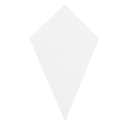 Cornet à Frites Blanc 22,5x13,3mm 1000pcs