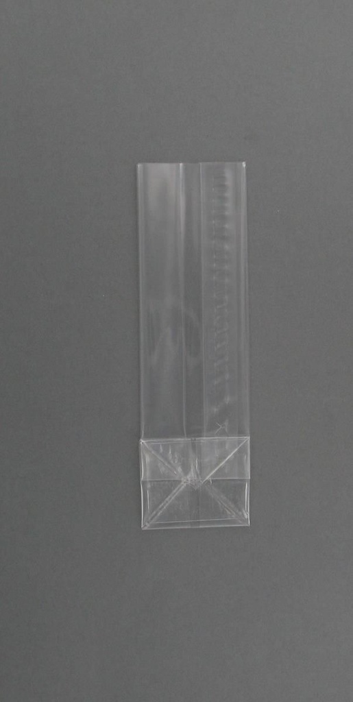 Zakjes Polypropyleen 40my Vierkante bodem 60+50x200mm 50st