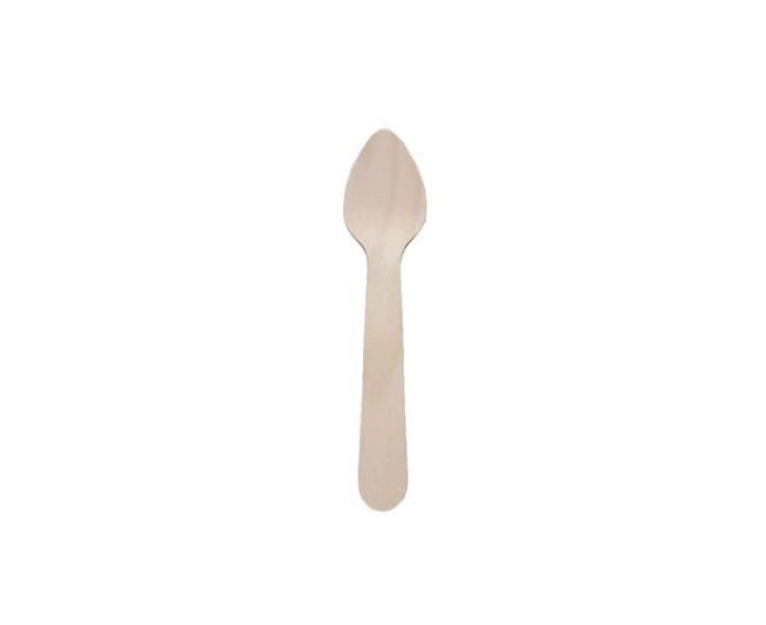 [CPCRDBOIS] Cuillère à Dessert 11cm Bois 100pcs