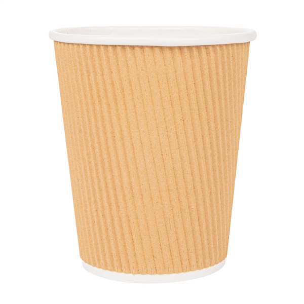 Gobelets Café Brun "RIPLEY" 240ml/8oz Ø80mm 25pcs