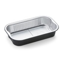 Aluminiumbak Zwart 234x138x42mm 950ml 50st