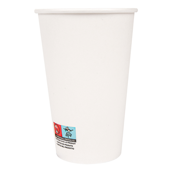 [CPGCBL40PAP] Gobelets Café Carton Blanc 480ml/16oz Ø90mm 50pcs