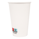 [CPGCBL40PAP] Gobelets Café Carton Blanc 480ml/16oz 50pcs