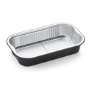 Aluminiumbak Zwart 178x136x32mm 600ml 50st