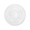 Deksels Half Doorzichtig Plastiek X-opening Ø90mm 100st