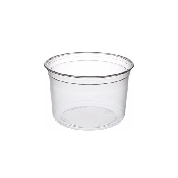 Pot rond DMC "DELICIRCLE' rPET 375ml/12oz Ø117mm 32pcs