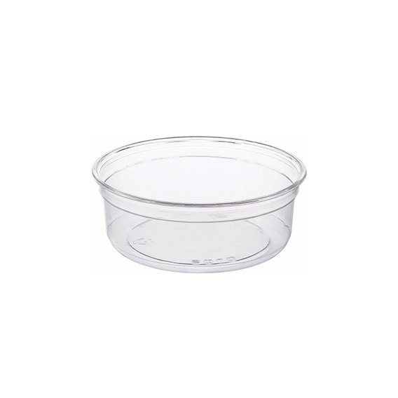 Pot rond DMC "DELICIRCLE" rPET 250ml/8oz Ø117mm 32pcs