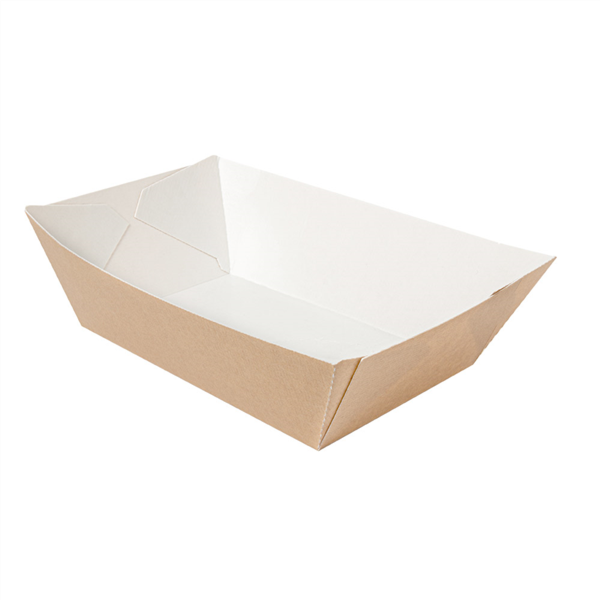 [CPBARQ2400PAP] Barquette Carton Kraft 2400gr "THEPACK" 17x9,7x6,3cm 100pcs