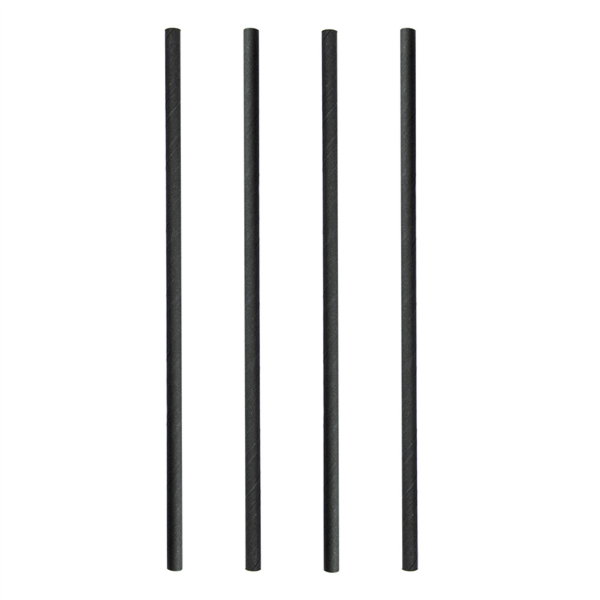 Pailles Noires 0,8x24cm Carton 500pcs