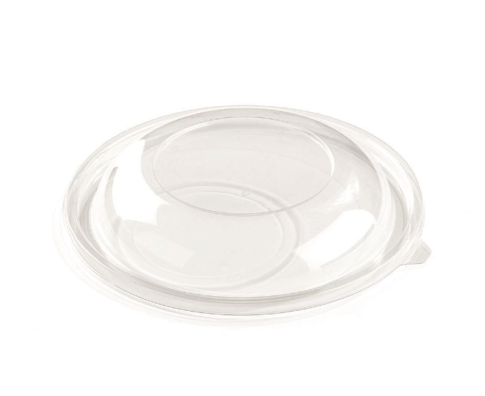 Deksels voor Ronde Doorzichtige rPET Bowls 1500ml 100st