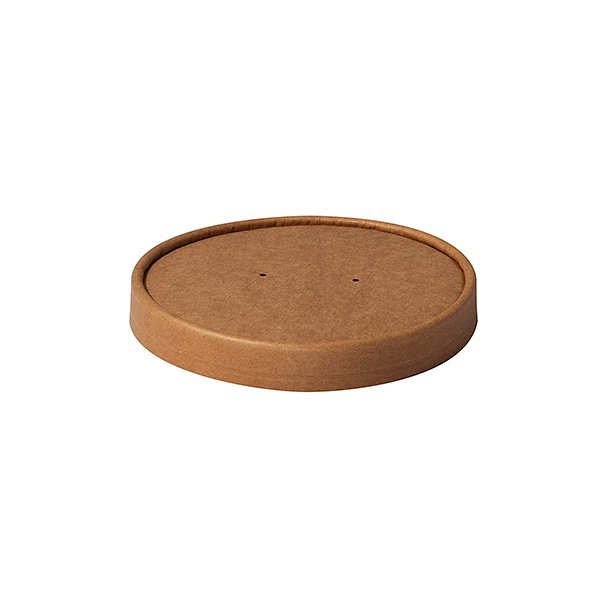 Couvercle Kraft pour Pots Rond Kraft DMK Ø117mm 50pcs