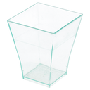 Verrine Bouquet 4,5x4,5x5cm Vert d'Eau 60ml PS 576pcs