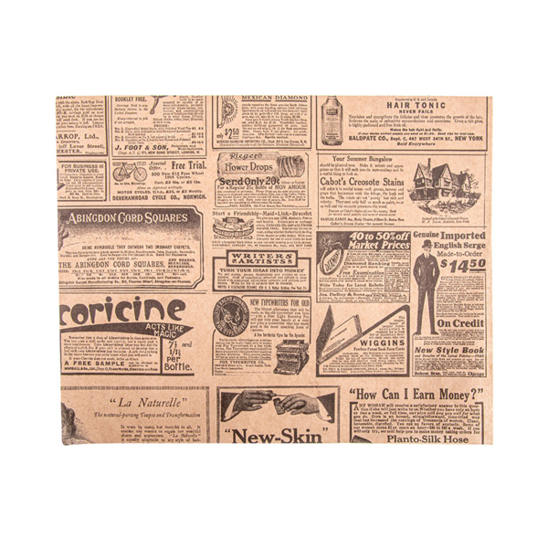 Feuilles Ingraissables Kraft "TIMES" 20x25cm 1000pcs