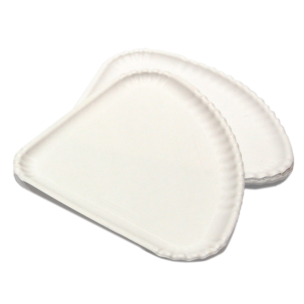 Assiette Plateau Triangle Carton BLANC 30x21cm 500pcs