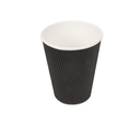 Koffiebekers Zwart "RIPLEY" 180ml/6oz 25st