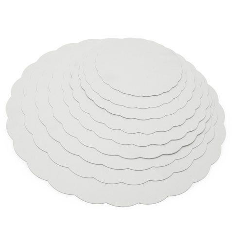 Sous-Tarte Ø27cm Carton BLANC Duplex 250pcs