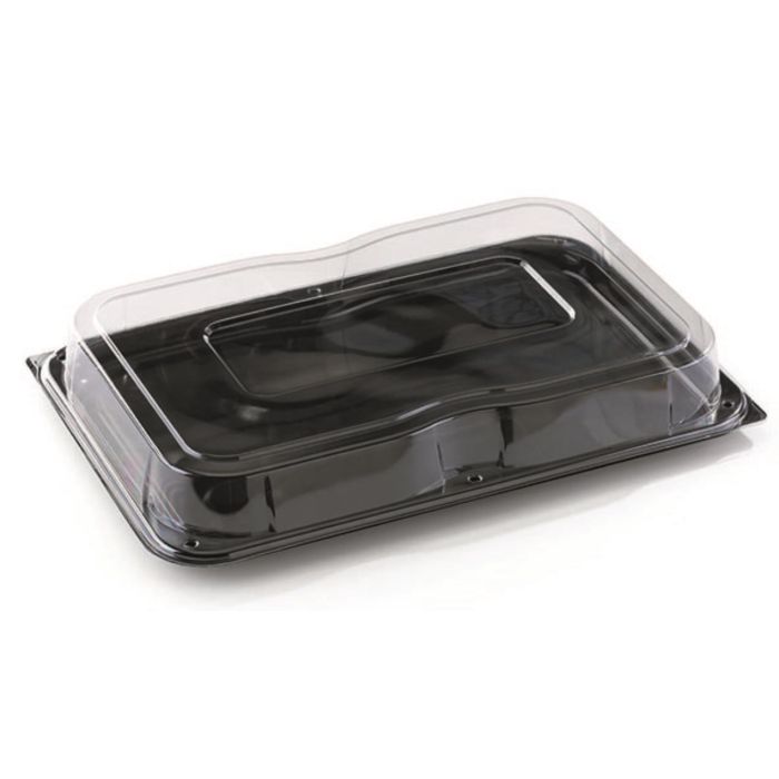 Plateaux noires + couvercles de sabert "ULTIMATE" 460x300x80mm 25pc