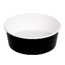 Saladier / Bowl Carton Noir Ø184mm 1300ml 50pcs