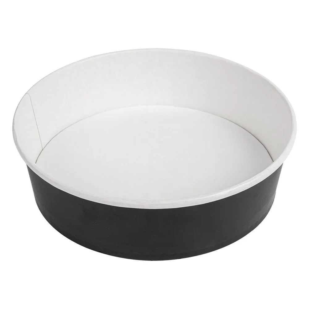 Saladier / Bowl Carton Noir Ø184mm 900ml 50pcs