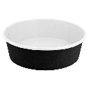Saladier / Bowl Carton Noir Ø150mm 500ml 50pcs