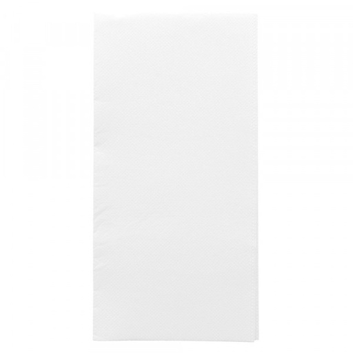 [CP23081PAP] Serviette Double Point 40x40cm 1/8 BLANC Écolabel 50pcs