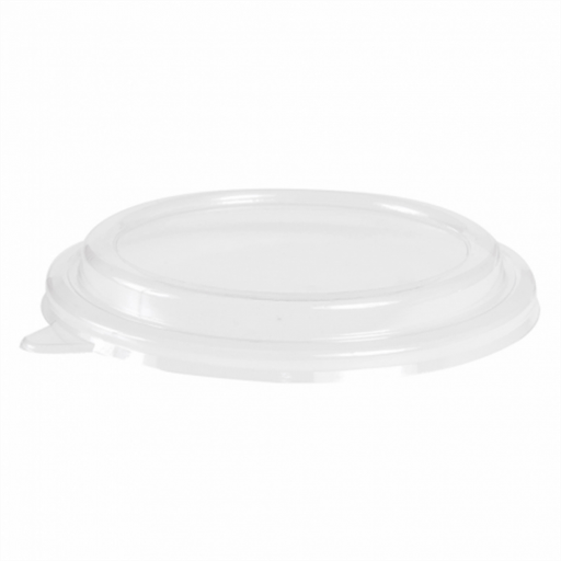 [CPCSLRCBR10PAP] Couvercle PET Ø165mm pour Saladier Kraft 1090ml 50pcs