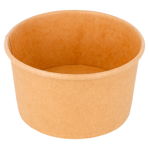 [CPPG180PAP] Pots Glace Kraft 180ml Ø8,7x5,2cm 50pcs