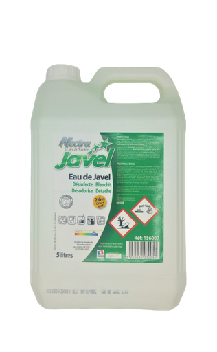 [CHJAVB5] Bleekmiddel Geconcentreerd 12° (2,6%) 5L 1st