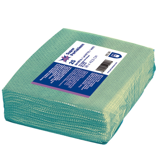 [CHLAV3642] Lavettes "PERFOKLEEN" 36x42,5cm Vert 25pcs