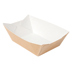 [CPBARQ960PAP] Barquette Carton Kraft 960gr &quot;THEPACK&quot; 10,5x7x4,5cm 200pcs