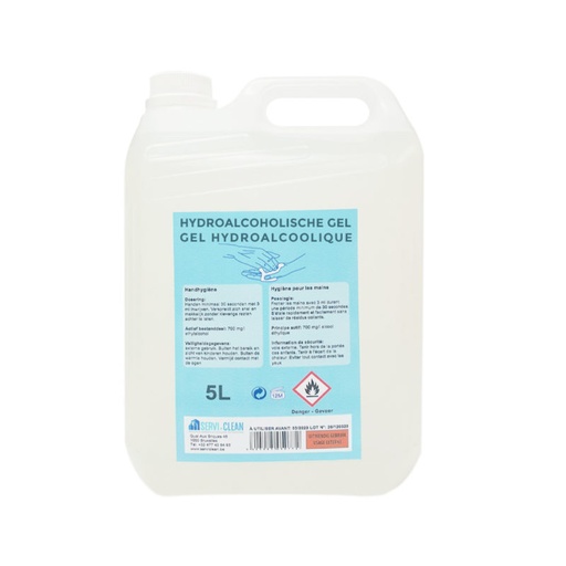 [CHGELHY5LDIV] Gel Hydroalcoolique 70% Bidon 5L 1pc