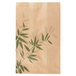 [CPSAHA1218PAP] Sachet Burger Ingraissable &quot;FEEL GREEN&quot; 12x7x18cm 500pcs