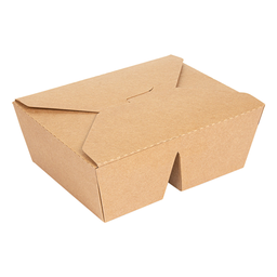 [CPBTAM2C2PAP] Boite Américaine 2 compartiments 690+530ml 50pcs