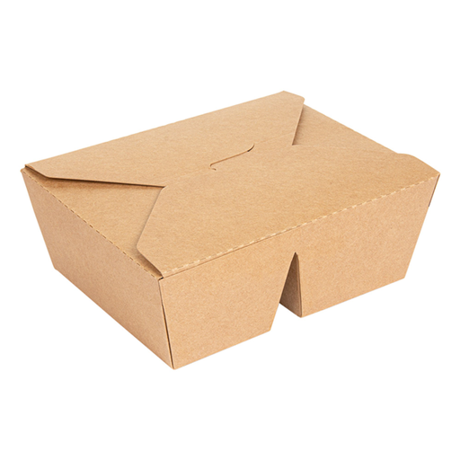 [CPBTAM2C2PAP] Maaltijdbox 2Compart. Kraft "THEPACK" 690+530ml 50st