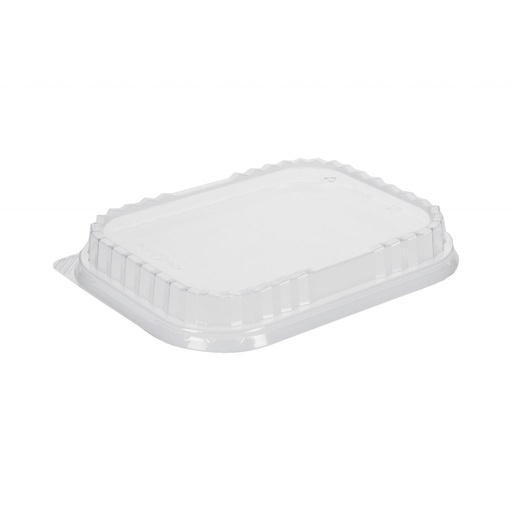 [CPCALUN600ALU] Deksel RPET 178x136mm voor Aluminiumbak Zwart 600ml&725ml 50pcs