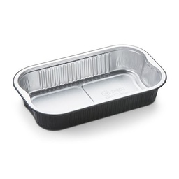 [CPALUN600ALU] Barquette Aluminium Noir 178x136x32mm 600ml 50pcs