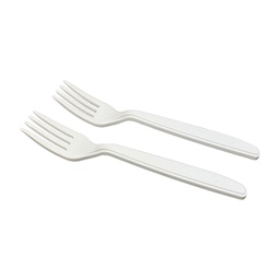 [CPFR175PL] Fourchette RÉUTILISABLE 175mm Blanc 50pcs